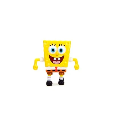 Abbildung von Jada Toys Spongebob Figur (1 Stück) Zufällige Auswahl aus Vier Sammelfiguren Metall (Spongebob, Patrick, Thaddäus oder Mr. Krabs) für Fans und Sammler ab 8 Jahre, per Zufallslos, 6,5cm