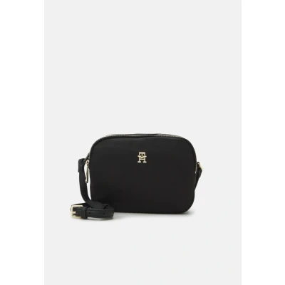 Abbildung von Tommy Hilfiger Poppy Crossover Umhängetasche, Damen, Größe: One Size, Black
