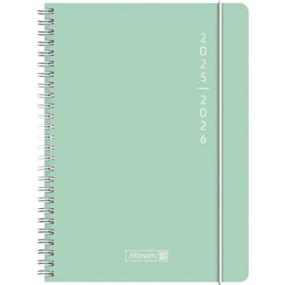 Abbildung von BRUNNEN Schülerkalender 2025/2026 „Plain Mint“ A5, Kunststoff