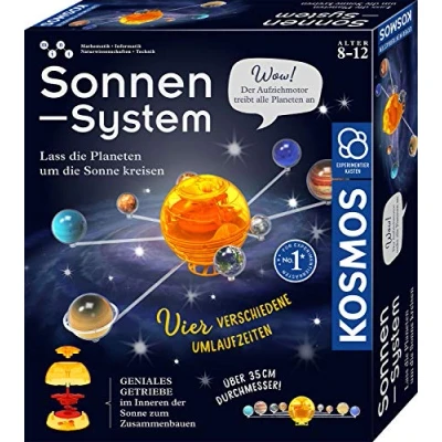 Abbildung von Kosmos 671532 Sonnensystem, Lass die Planeten um Sonne kreisen, mechanisches Modell, Experimentierkasten für Kinder ab 8 12 Jahre zu Astronomie, Weltall