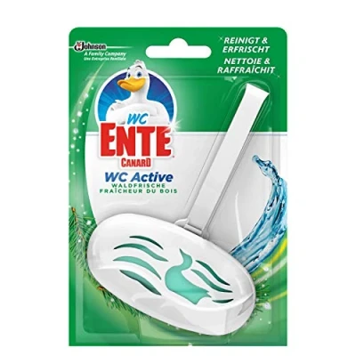 Abbildung von WC Ente Active 3in1 Duftspüler Einhänger, Reiniger, Waldfrische Duft, 4er Pack (4 x 40g)