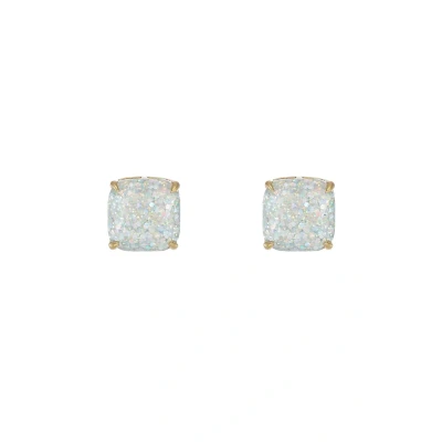 Abbildung von kate spade new york Small Square Studs Ohrringe silvercoloured, Damen, Größe: One Size, Silver coloured