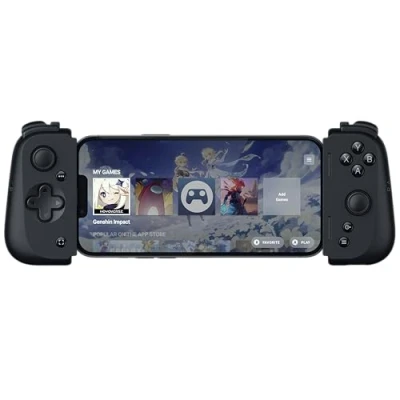Abbildung von Razer Kishi V2 für iPhone Mobile Gaming Controller (Universal Fit mit ausziehbarer Brücke, Streaming von PC und Konsolenspielen, Ergonomisches Design, Powered by Nexus App) Schwarz