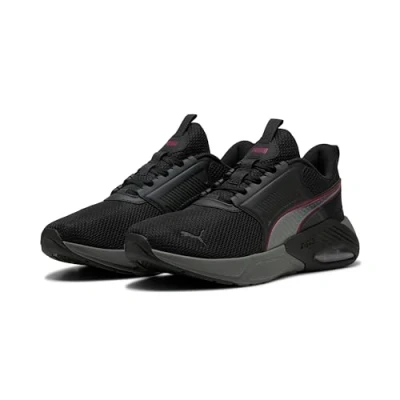 Abbildung von Puma NOVA Unisex Trainingsschuh, Größe: 38.5, Black/cool dark gray/team regal red Schuhe