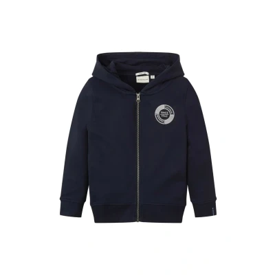 Abbildung von TOM Tailor MIT Logoprint Sweatjacke für Kinder, Größe: 92/98, Sky captain blue