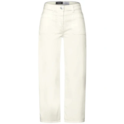 Abbildung von Street One WIDE LEG Stoffhose, Damen, Größe: 31x24, Weiß