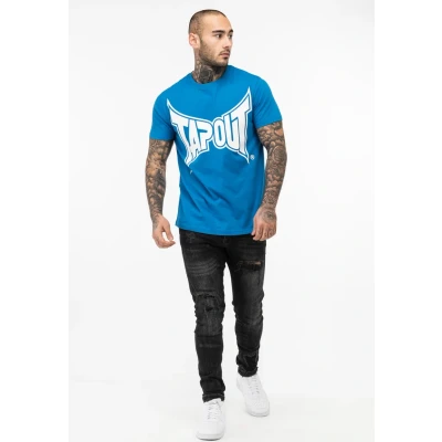 Abbildung von Tapout Herren T Shirt Normale Passform Logo Tee Royal Blue/White XL