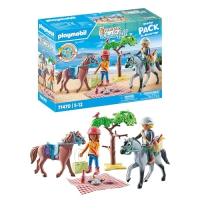Abbildung von PLAYMOBIL Horses of Waterfall 71470 Reitausflug an den Strand mit Amelia und Ben ab 5 Jahren