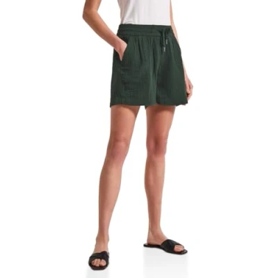 Abbildung von STREET ONE Damen A378973 Musselin Shorts, Mid Green, 42W
