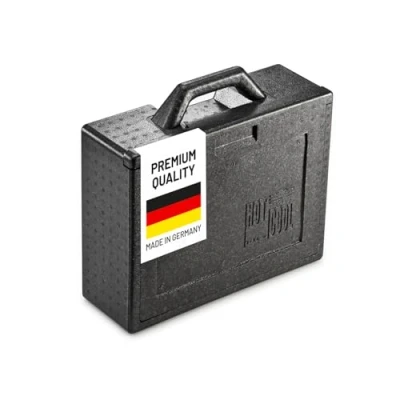 Abbildung von thermohauser EPP Thermobox Hot &amp; Cool schwarz, mit Schiebedeckel, 7 L, 38.0 x 30.0 13.0 cm