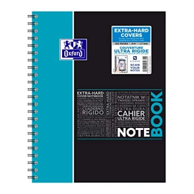 Abbildung von Oxford Notebook A4 Studium Hardcover Collegeblock liniert, 80 Blatt Zufallsfarbe, kein Farbwunsch möglich