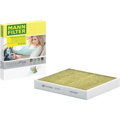 Abbildung von MANN FILTER FP 26 010 Innenraumfilter FreciousPlus Biofunktionaler Pollenfilter Für PKW
