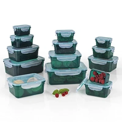 Abbildung von GOURMETmaxx Frischhaltedosen mit Deckel Klick it 14 Dosen Set Aufbewahrungsbox für Meal Prep Luftdichte, auslaufsichere &amp; stapelbare Vorratsdosen BPA frei