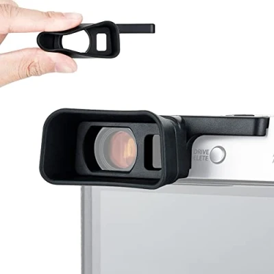 Abbildung von KIWIFOTOS X100VI Kamera Extended Augenmuschel Okular für Fujifilm Fuji X100V Kamera, Sucherschutz Zubehör