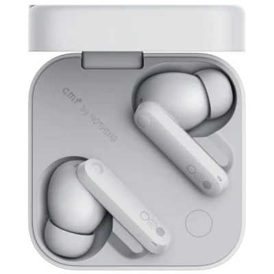 Abbildung von CMF by Nothing Buds Pro 2 Kabellose Ohrhörer mit HiFi Sound, 50 dB Intelligente aktive Geräuschunterdrückung, 6 HD Mikrofone und Spatial Audio Effekt, 2025 Hellgrau