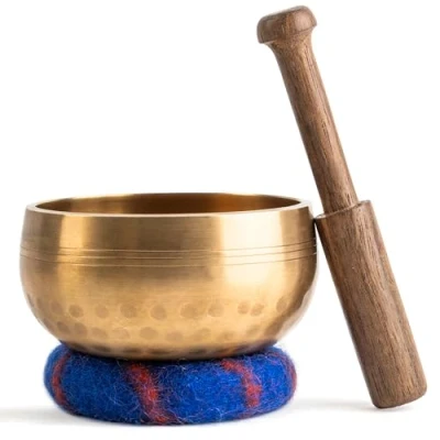 Abbildung von Set Tibetische Klangschalen Handgefertigt in Nepal für Heilung und Bewusstheit Meditationsklangschale (Set Klangschalen)