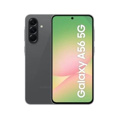 Abbildung von Samsung Galaxy A56 5G AI Smartphone ohne Vertrag, Simlockfreies Handy mit Android, 8 GB RAM, 128 Speicher, 50 MP Kamera, Awesome Graphite, 2,5 Jahre Herstellergarantie [Exklusiv auf Amazon]