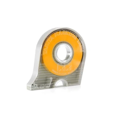 Abbildung von Tamiya 300087031 Masking Tape mit Abroller, 10 mm x 18 m, Gelb