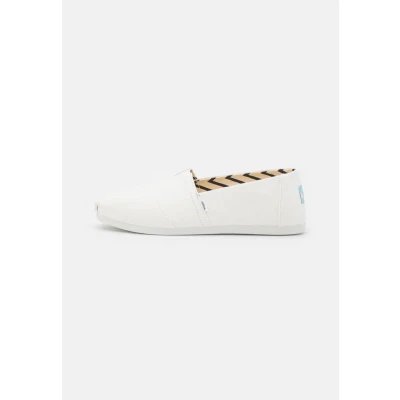 Abbildung von TOMS Alpargata Slipper, Damen, Größe: 35.5, White Baumwolle