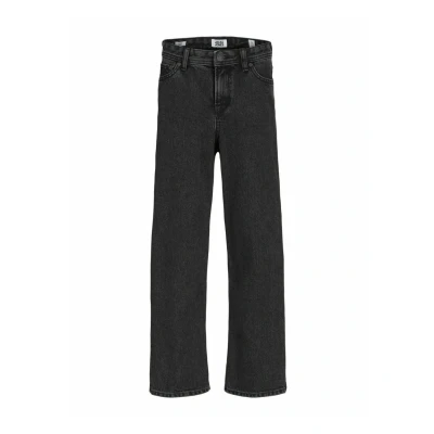 Abbildung von Jack &amp; Jones Junior ALEX Original MF Baggy Flared Jeans für Kinder, Größe: 140, Black denim