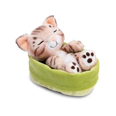 Abbildung von NICI Kuscheltier Katze Bengal 12cm schlafend im