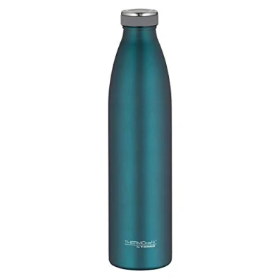 Abbildung von TC BOTTLE 0,50l, teal mat, Thermosflasche aus Edelstahl, 12 h heiß / 24 kalt, absolut dicht für Schule, Büro, by THERMOS, direkt Edelstahl trinken, Wasserflasche kohlensäurefest