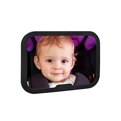 Abbildung von Altabebe 360 Baby Autospiegel 100% Bruchsicherer Rücksitzspiegel Erstausstattung &amp; Auto Zubehör Anpassbar Geeignet für alle Kopfstützen
