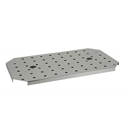 Abbildung von APS GN Abtropfgitter aus Edelstahl für Gastronorm Behälter, passend 1/1 Abmessungen: 25 x 45 cm, Höhe: 1,5 cm