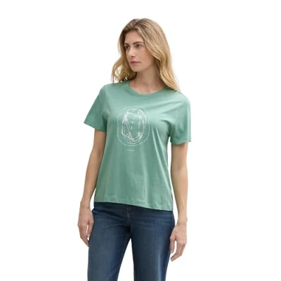 Abbildung von TOM TAILOR Sweatshirt aus Bio Baumwolle, Green Structure, XXL