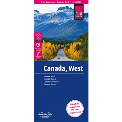Abbildung von Reise Know How Landkarte Kanada West / Canada (1:1.900.000): reiß und wasserfest (world mapping project)