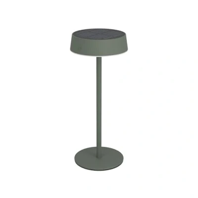 Abbildung von EGLO LED Solar Tischleuchte außen Simeri, kabellose Akku Tischlampe touch dimmbar, Solarlampe Outdoor aus Metall in Grün, warmweiß, neutralweiß, kaltweiß, IP54