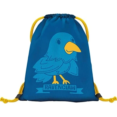 Abbildung von Baagl Turnbeutel Kindergarten, Sportbeutel für Jungen, Mädchen, Turnsackerl Kinder Sport Beutel Schuhbeutel Sportsack (Harry Potter Ravenclaw)
