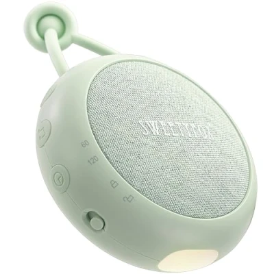 Abbildung von Sweety Fox White Noise Machine Baby Grün Einschlafhilfe Babys, Wiegenlied Baby, Nachtlicht und Weißes Rauschen 15 Klänge, USB Aufladbar
