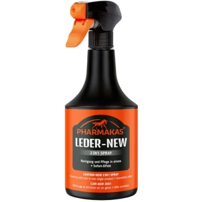 Abbildung von Pharmakas HORSE fitform Leder New 500 ml mit Sprüher