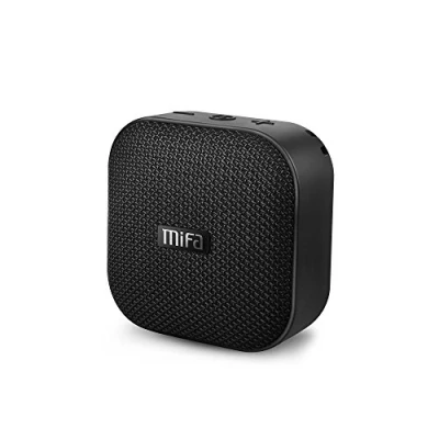 Abbildung von MIFA A1 Mini Lautsprecher Bluetooth, Technologie True Wireless Stereo, 15 Stunden Spielzeit, IP56 Wasserfester und Staubdichter Speaker mit 3,5mm Audio Eingang, Schwarz