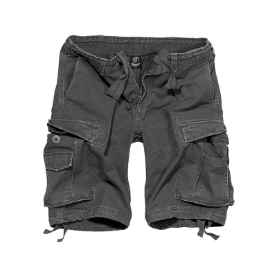 Abbildung von Brandit Vintage Shorts, Herren, Größe: Large, Charcoal