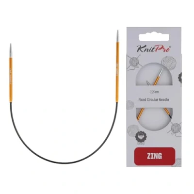 Abbildung von KnitPro K47051 Rundstricknadel, Metal, Orange, 25cm / 2.25mm