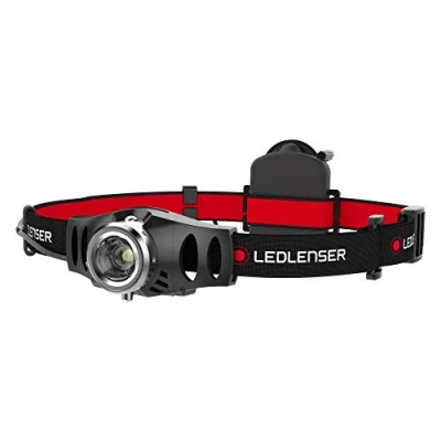 Abbildung von Ledlenser H3.2 Stirnlampe LED, fokussierbar, schwenkbar, 120 Lumen, stufenlos dimmbar, Leuchtweite 100 m, 3xAAA batteriebetrieben, inkl. Batterien, Headlamp, Kopflampe