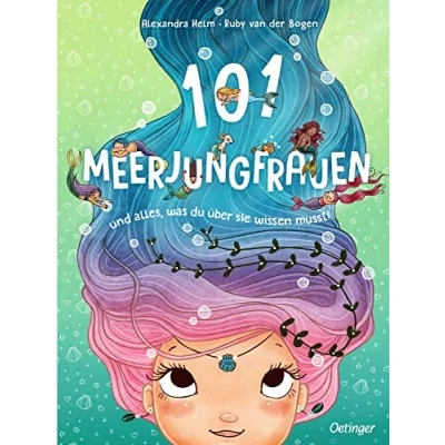 Abbildung von 101 Meerjungfrauen und alles, was du über sie Wissen musst!: Lustiges &quot;Wissen&quot; im extragroßen Wimmelbuch Format für Kinder ab 4 Jahren (Wimmeliges fabelhafte Wesen)