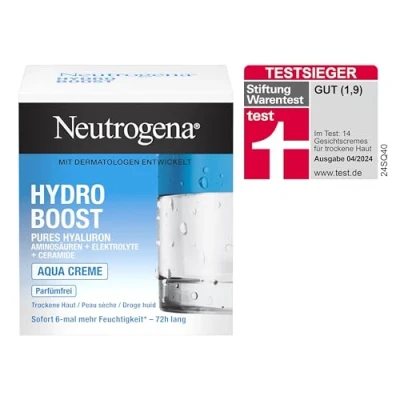 Abbildung von Neutrogena Hydro Boost Gesichtscreme Aqua mit Hyaluron ölfrei und parfümfrei für trockene Haut , 50 ml