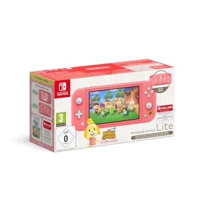 Abbildung von Nintendo Switch Lite Animal Crossing: New Horizons Melinda Edition + Online 12 monatige Einzelmitgliedschaft