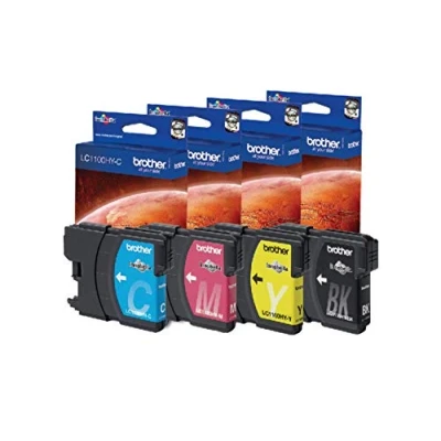 Abbildung von Brother LC1100HYVALBPDR Original Tintenpatronen im Value Pack (für MFC 5890CN, 5895CW, 6490CW, DCP 6690CW, 6890CDW)