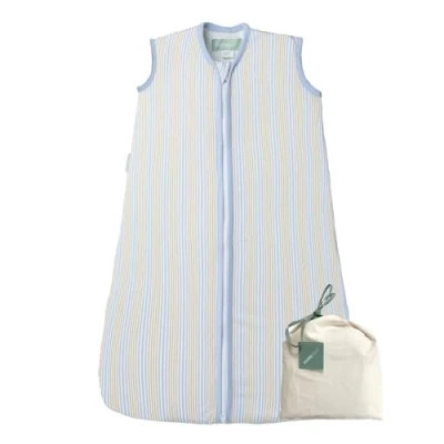 Abbildung von molis&amp;co. Baby Schlafsack. 0.5 TOG. Größe: 70 cm (0 6 Monate). Ideal für den Sommer. Kai. 100% Baumwolle (Oeko TEX 100).