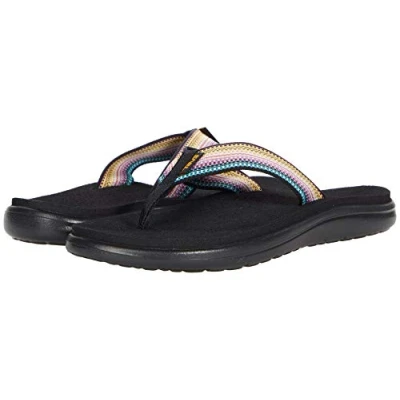 Abbildung von Teva VOYA Zehentrenner, Damen, Größe: 37, Antiguous black/multicolor Schuhe