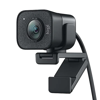Abbildung von Logitech StreamCam Livestream Webcam für Youtube und Twitch, Full HD 1080p, 60 FPS, USB C Anschluss, Gesichtserkennung durch Künstliche Intelligenz, Autofokus, vertikales Video Graphit, Schwarz