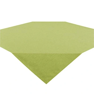 Abbildung von Tischdecke Wien, grün, 85x85 cm, Fleckschutz, Mitteldecke für das ganze Jahr