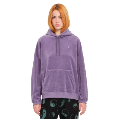 Abbildung von Volcom Heart UP Kapuzenpullover, Damen, Größe: 38, Vintage violet