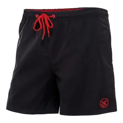 Abbildung von Ladeheid Badehose Herren Bequeme Badeshorts Lang mit Seitentaschen und Schnürchen, Netzfütterung Perfekt für Sommer, Strand Schwimmbad LA40 128 (Schwarz, XXL)