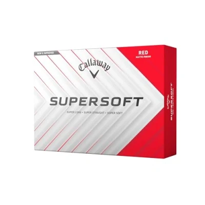Abbildung von Callaway Golf Supersoft Golfball 2025, Rot