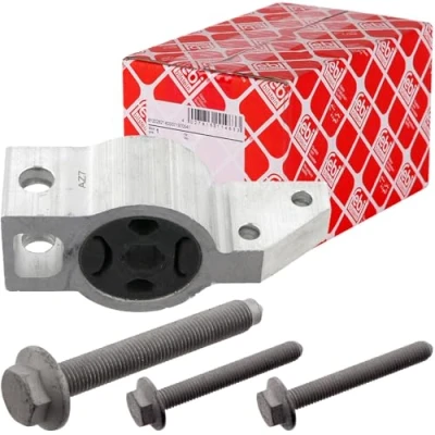 Abbildung von febi bilstein 32542 Querlenkerlager mit Halter und Schrauben , 1 Stück, grau